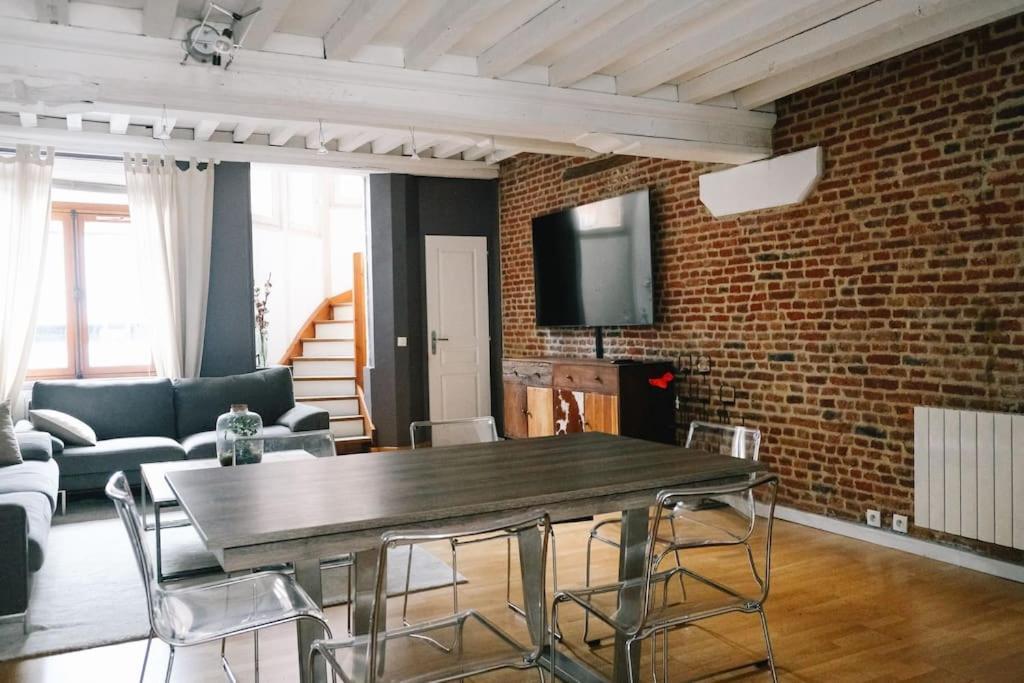 Magnifique Duplex De 90M² Au Coeur De Lille Apartment Bagian luar foto